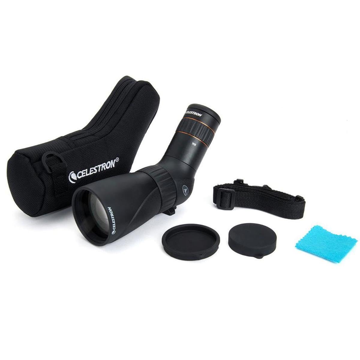 Celestron 52310 Hummingbird Micro: telescopio, rango de aumento de 9 a 27x, prisma BaK-4 de vidrio, non ED, negro