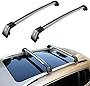 JDMON Compatible with Roof Rack Cross Bars Volvo XC60 2013 - 2018 with Side Rails Anti-Theft Locks Desigh, Aluminum Luggage Rack Crossbar for Rooftop Cargo Bag Carrier Kayak Canoe Bike, Sliver