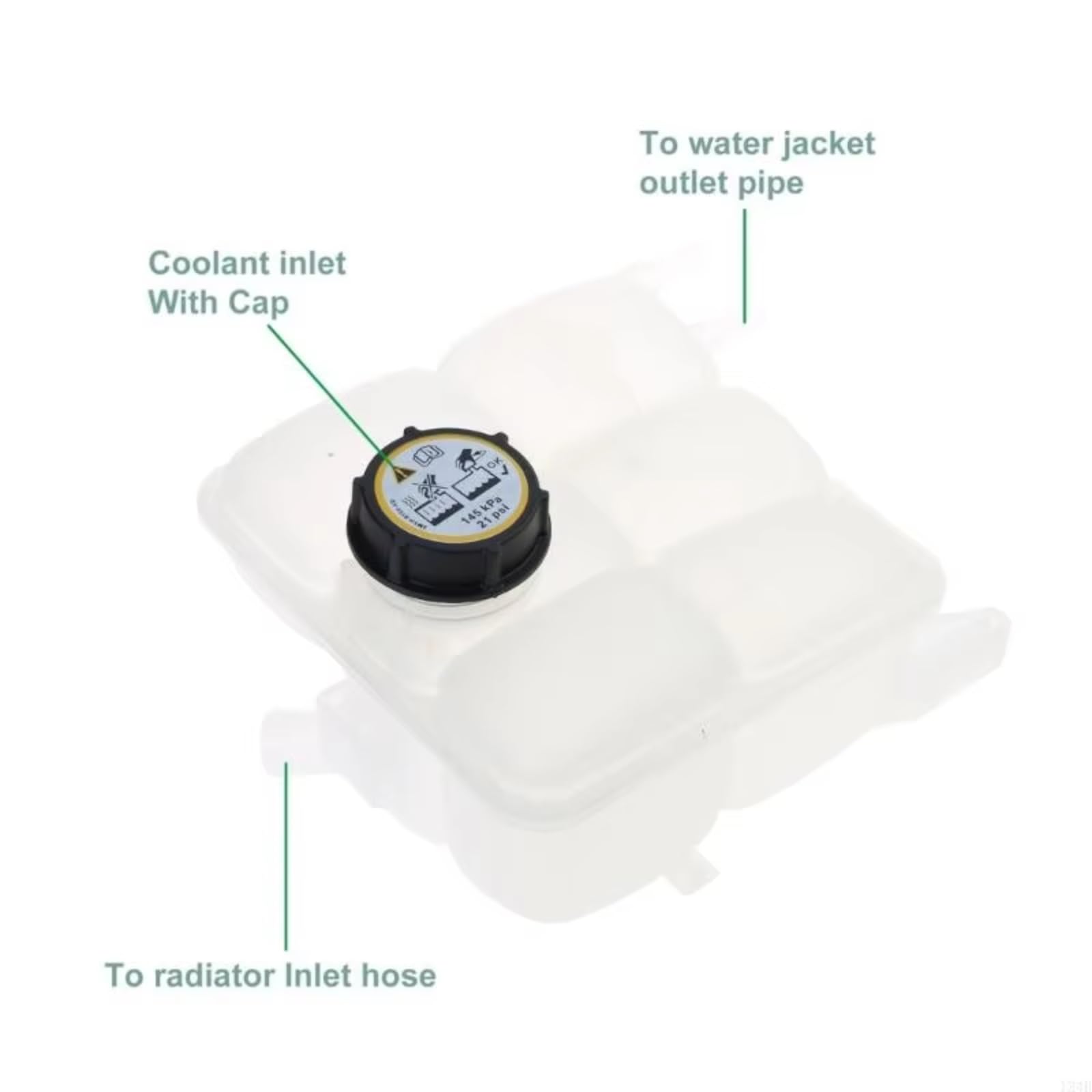 Compatibile Con Volvo Per C30 C70 S40 V50 Serbatoio Espansione Liquido Raffreddamento Motore Serbatoi Troppo Pieno Serbatoio Liquido Raffreddamento Motore Vaschetta Radiatore