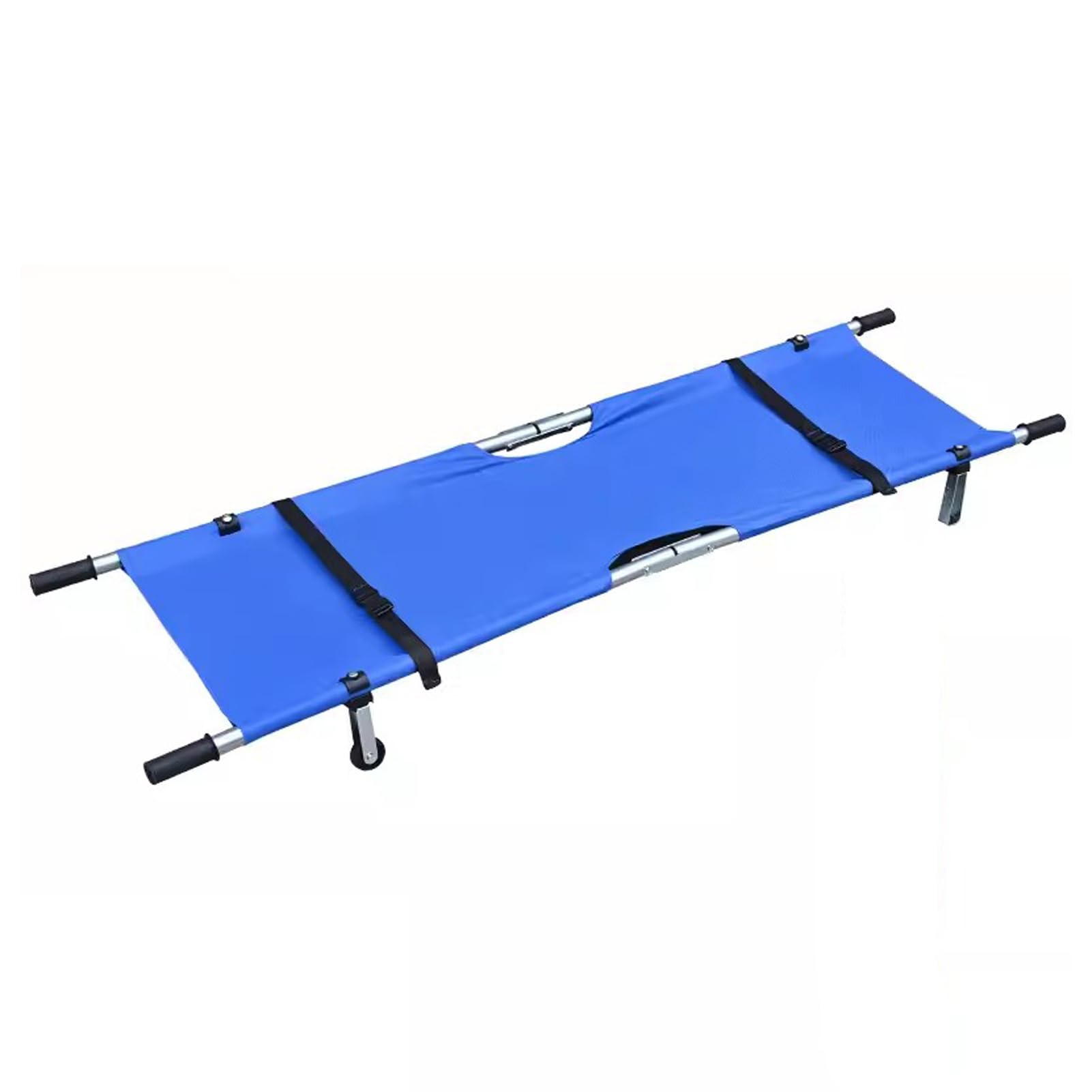 YNIYUJKL Medical Emergency Folding Stretcher, Portable Ambulance Stretcher, Multifunctional Stretcher, Simple Ambulance Stretcher, Portable Folding Stretcher,Blue-A