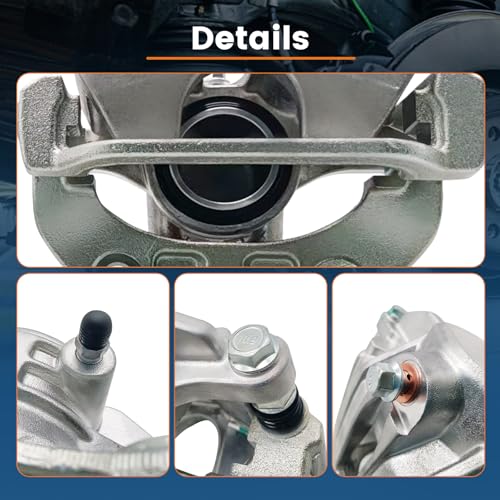 Image of 2 Pcs Rear Brake Caliper 18B4726 18B4727 Fit for 99-05 Chevy Silverado 1500 Astro Suburban 1500 Tahoe, 99-00 Cadillac Escalade, 99-02 GMC Sierra 1500 Yukon, Disc Brake Caliper w /Bracket