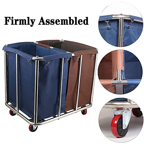 Chariot de tri à linge commercial robuste idéal pour un tri efficace - 5