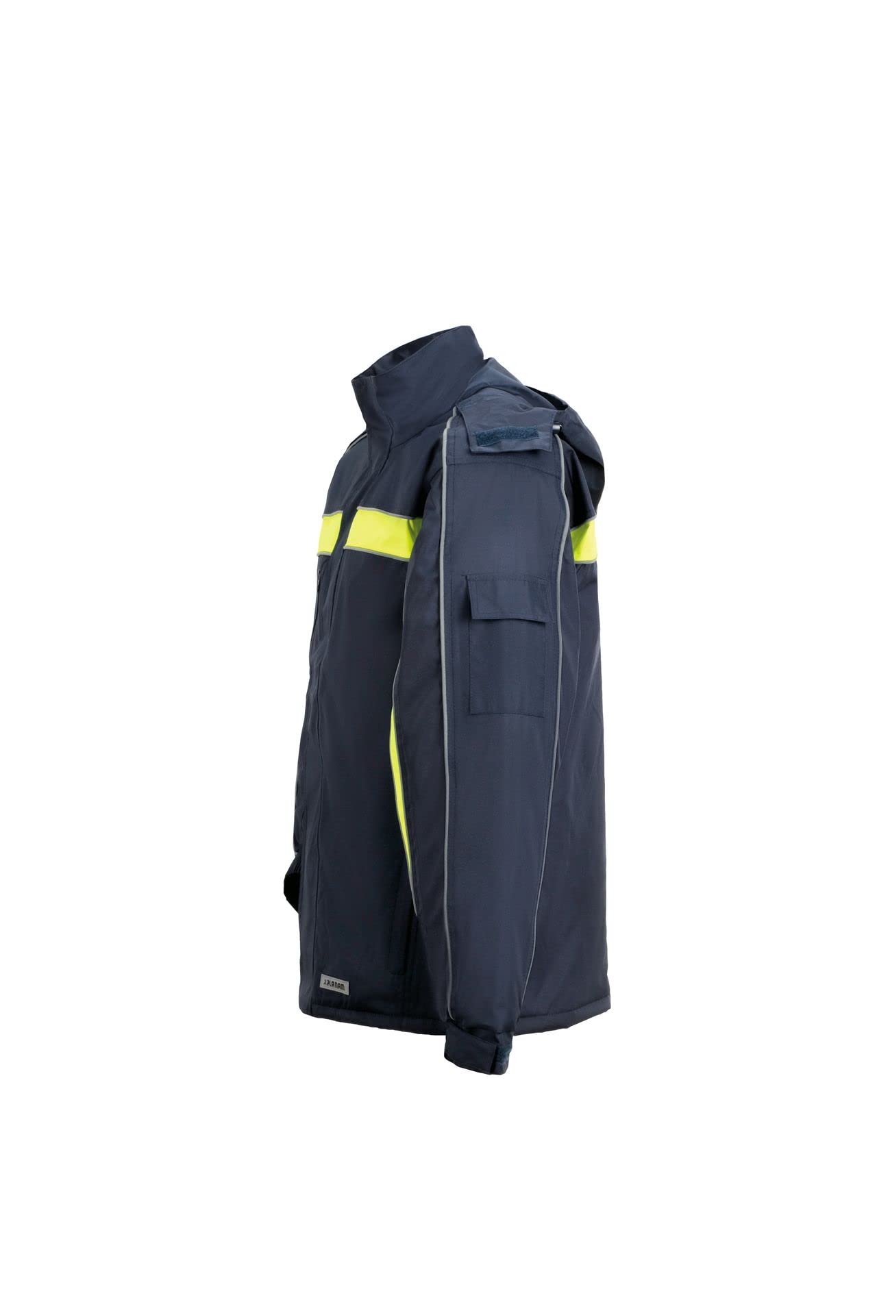 Planam 3602048 Outdoor Cosmic Jacke, Marine/Gelb, Größe 48