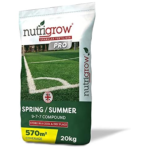 Nutrigrow Pro Lawn Fertiliser 20KG for Spring/Summer Cover
