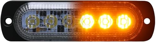 Miniatura 2 de Race Sport Lighting RS70016W-A - Luz estroboscópica de 6 LED de conmutación ultra delgada de montaje empotrado con 19 luces intermitentes