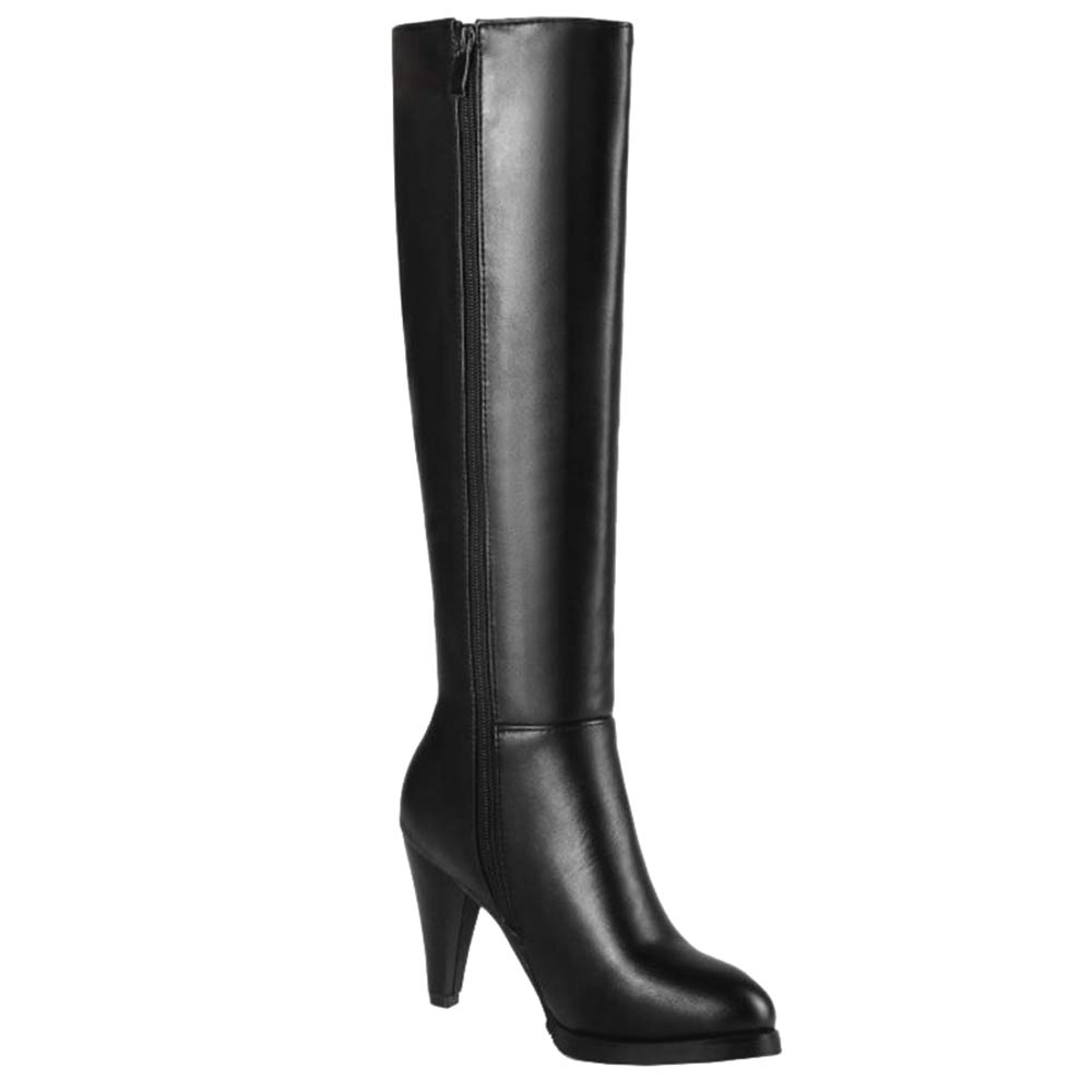 Damen Langschaft Stiefel mit Absatz