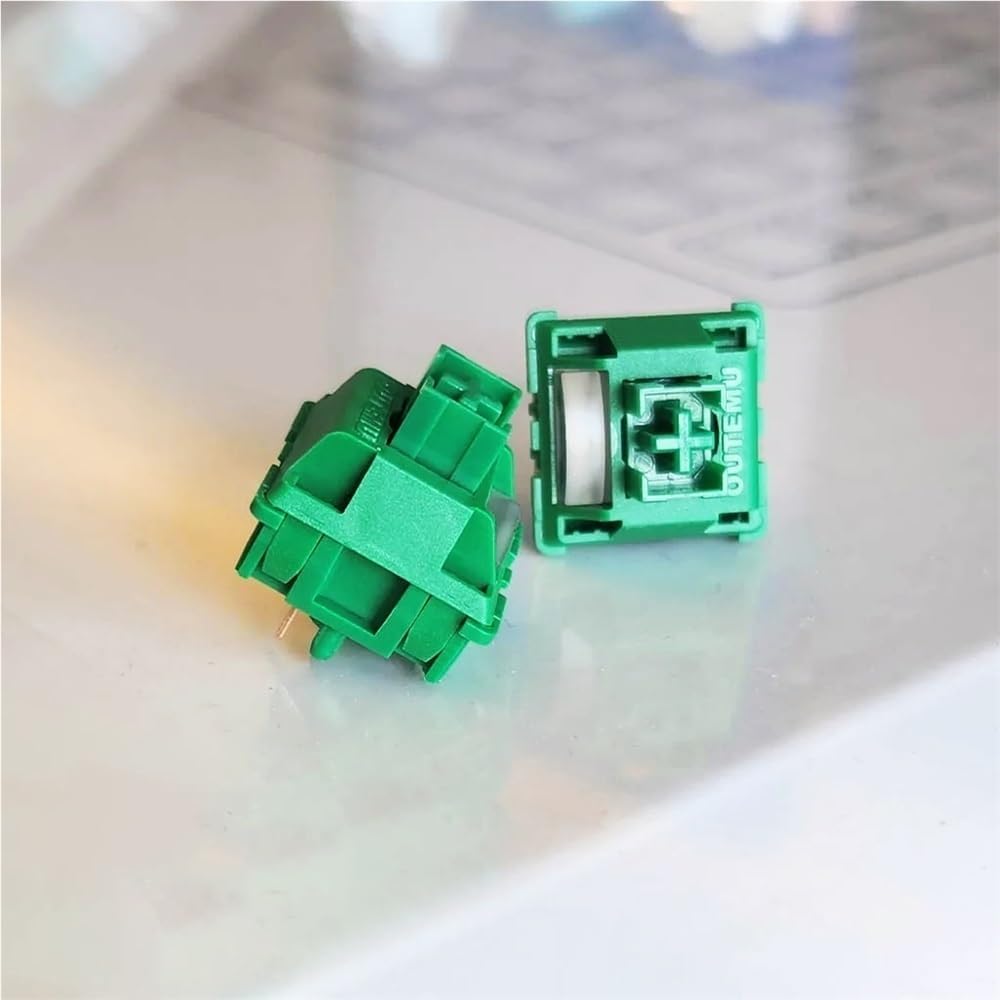 Outemu Green Switch 5Pin Silent Tactile Factory-Lubed Switch for Custom Mechanical Keyboard(110PCS)