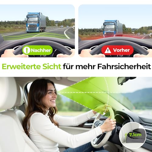AUVON Keilkissen fürs Auto Stuhl mit U-Form-Design zur Sitzerhöhung & Haltungssupport, Memory Foam Sitzkissen-Auto zur Linderung von Steißbein-, Rücken- und Ischiasschmerzen, rutschfeste Unterseite