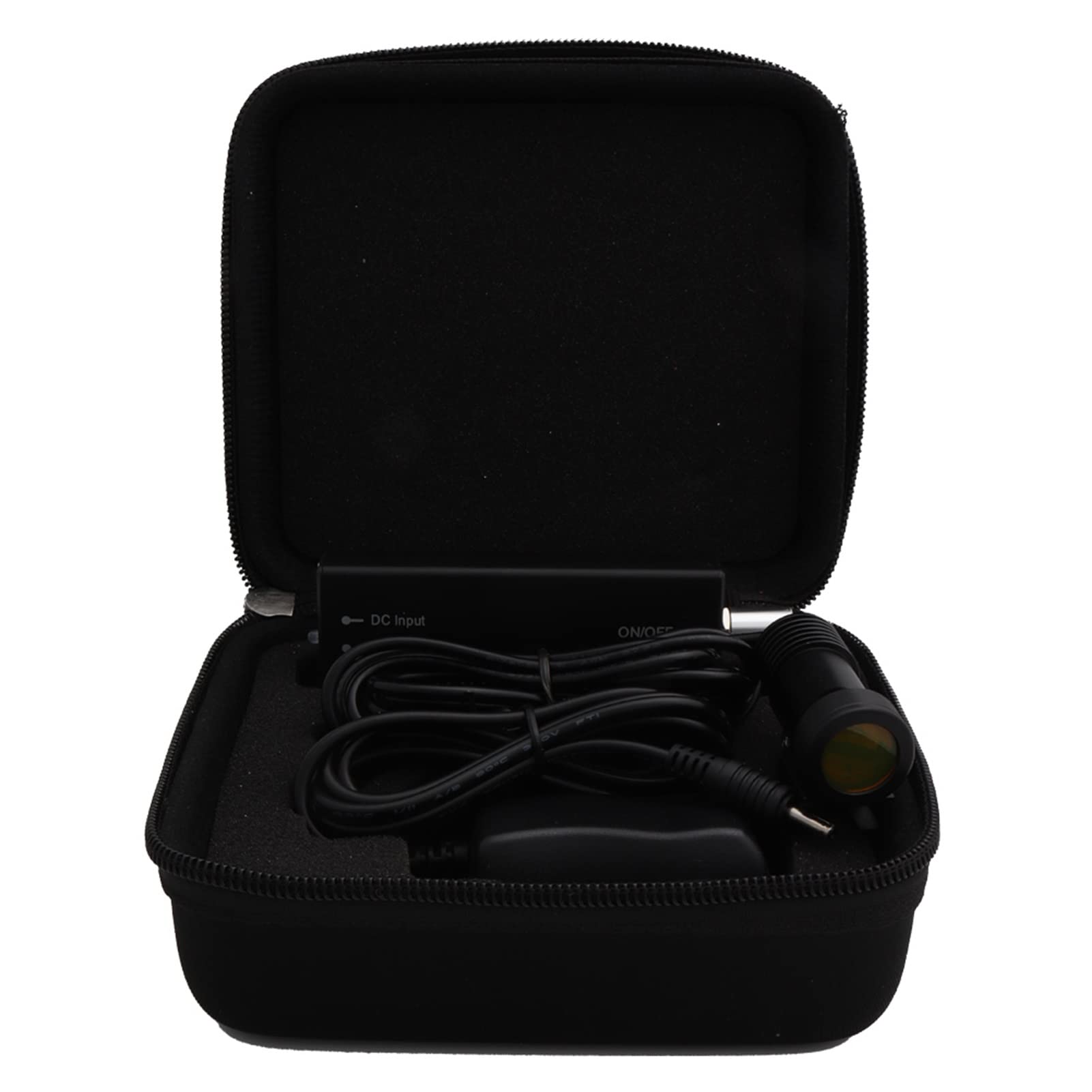 Lupa Dental de 2,5 x 3,5 x 420 mm, lupas binoculares portátiles dentales de Vidrio óptico, lupas binoculares médicas quirúrgicas, con lámpara de luz de Cabeza LED, (Negro 3,5 x)