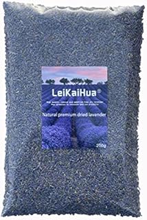 LEIKAIHUA 100% natural dried lavender buds. Cloakroom deodorant, handmade candles. 200 g Dry Lavender Buds Bulk Wholesale Fragrant