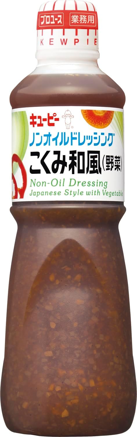 キユーピー 1L ノンオイルドレッシング こくみ和風 (野菜) 1000ml (業務用) 大容量
