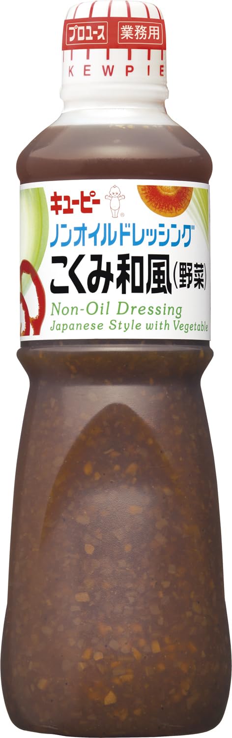 キユーピー 1L ノンオイルドレッシング こくみ和風 (野菜) 1000ml (…