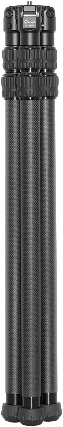 FANAUE Carbon Fiber Tripod with 3/8" Screw Professional Camera Tripod, Bowl Tripods Heavy Duty Camera Stand for for Photography, Hunting, Shooting, Glassing, and Outdoors