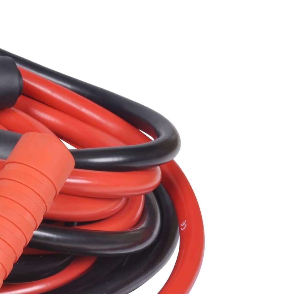 2 cables de arranque 1000 A con abrazadera de cobre de 5 m y 25 mm² para coche, coche, camión, moto con asas aisladas, ayuda en carretera, arranque de emergencia en invierno y taller