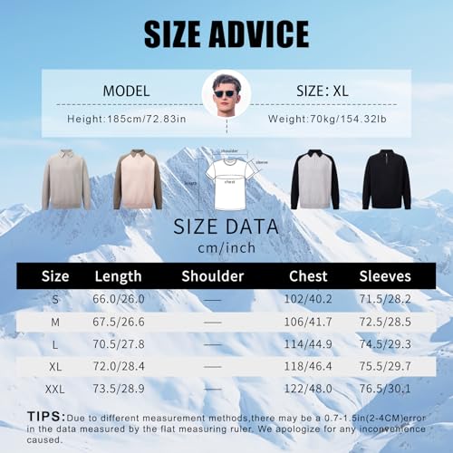 Men's Polo Sweater Trend Cool Sweater Men's Coat Spring and Autumn Knitted Sweater4