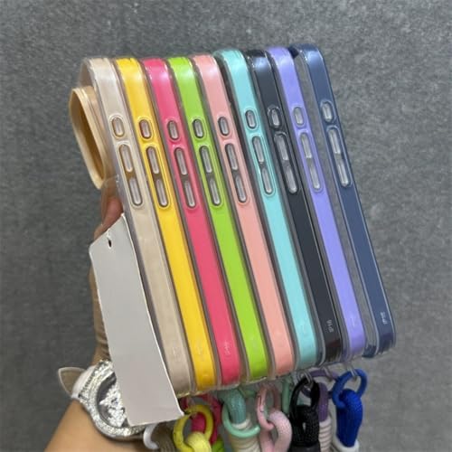 Étui de luxe transparent iPhone 15 Plus bleu coque antichoc 2 en 1 amovible - 5