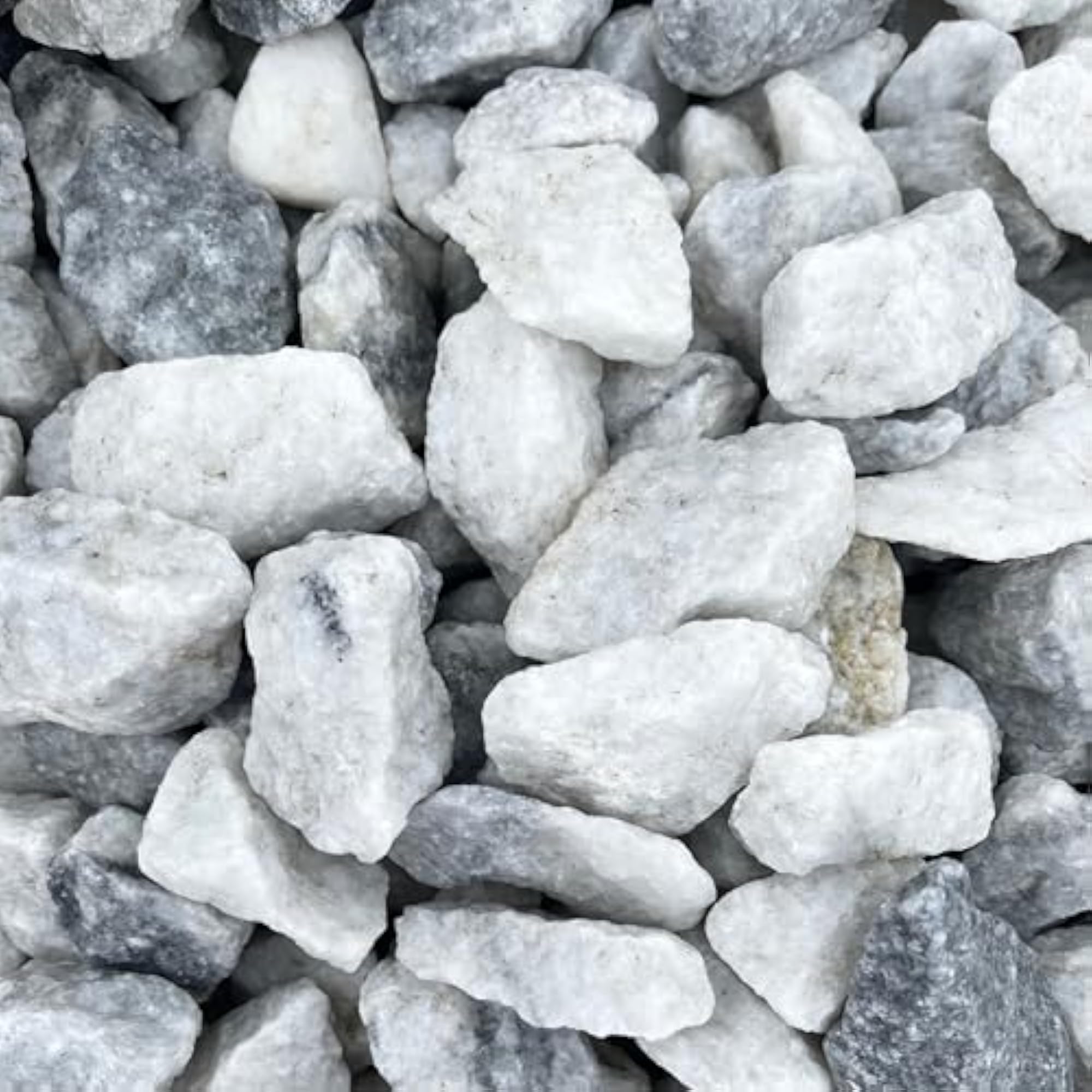 10KG Premium White Marble Rock Stones Planter Top Dressing