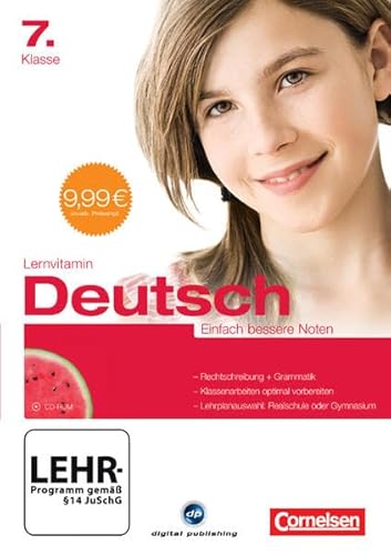 Preisvergleich Produktbild Lernvitamin - Deutsch 7. Klasse - Einfach bessere Noten