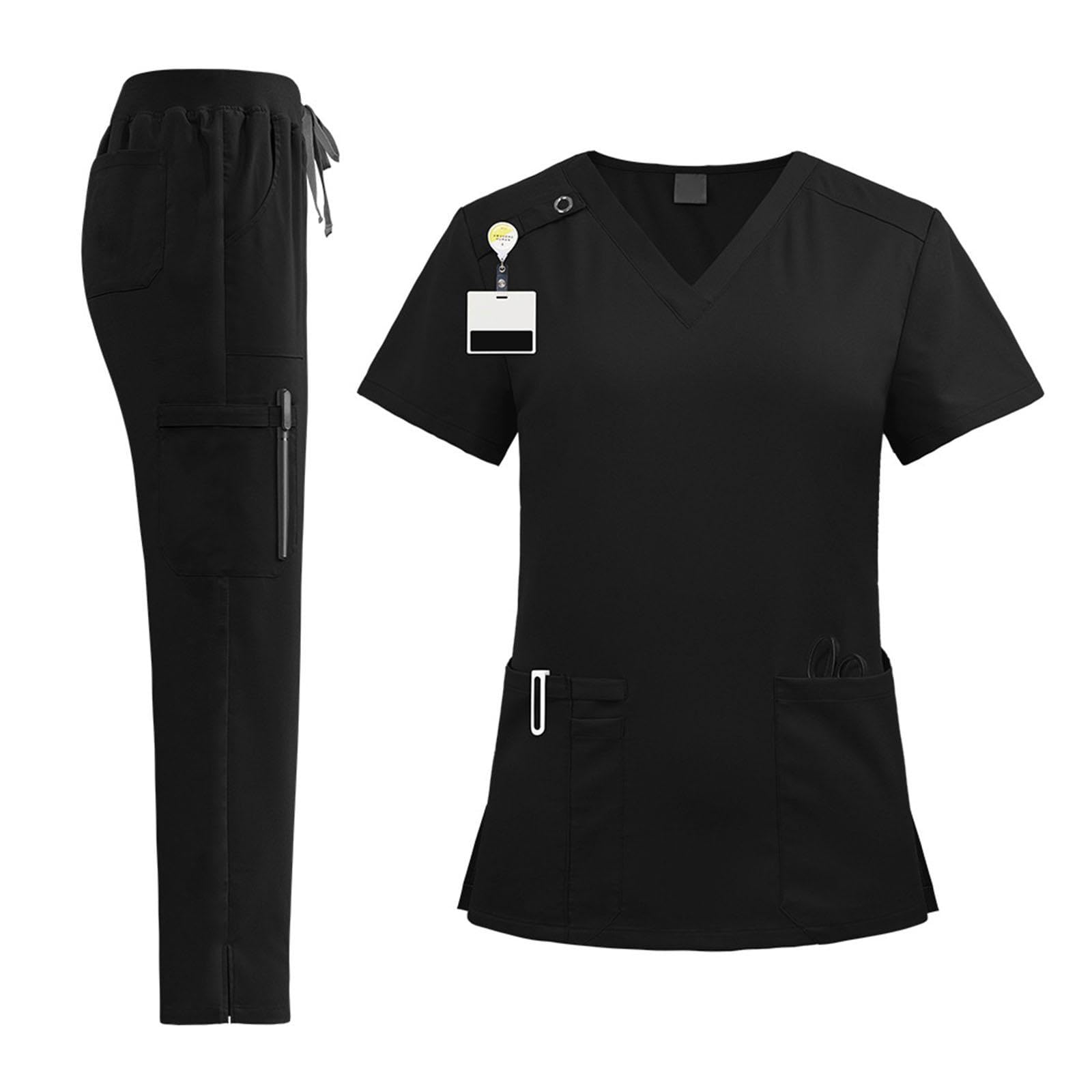 Oshhni Damen Arbeitskleidung Set für Tierpfleger, Elegante Uniform für SPA Und Beauty Center