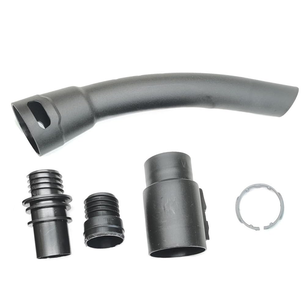 Karcher - Set di 4 connettori per tubi flessibili compatibili con aspirapolvere WD1, WD2, WD4, WD5, WD6, colore: nero
