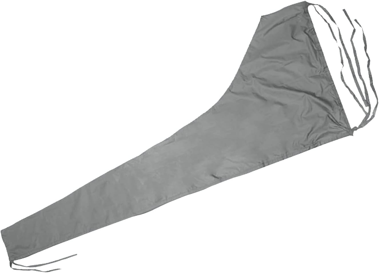 RIYIFER 8-13FT Sail Cover Boat, 420D Mainsail Boom Cover Waterproof Thickened Oxford Cloth Boat Cover with Velcro+Adjustable Strap,Gray,11~12ft(382 * 96cm)
