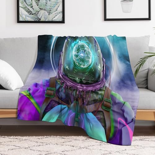 Couverture astronaute chaude et plaid lavable en machine lit