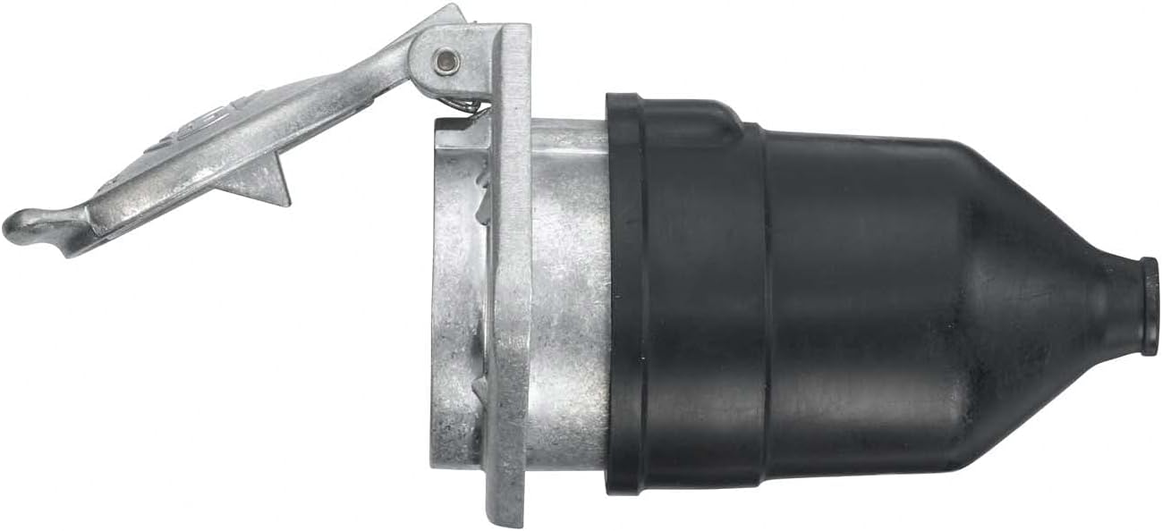 HELLA 8JB 003 834-001 Socket - 24V - 7-pin connector - Plug: Screw Contact - Metal - DIN/ISO: 3731