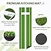 Neoaider 10 x 3 FT Softball Pitching Mat, Pitching Mat with Non-Slip Backing, High Density Anti-Fade Turf, Softball Pitching Mound for Indoor & Outdoor Use, Green