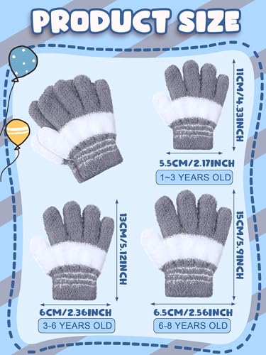 Image of Syhood 5 Pairs Kids Winter Gloves