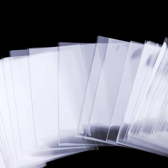 Foto 8 de 8 de Juego de 100 fundas protectoras transparentes para tarjetas, 60 x 90 mm