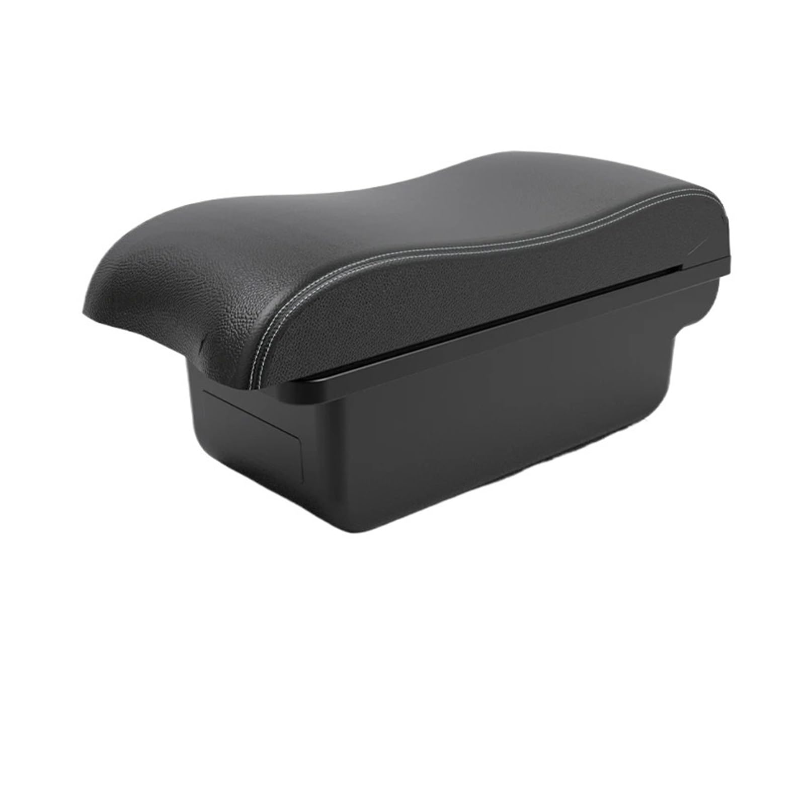 UMDJJU For Opel For Corsa E 2014-2020 Armrest Box Car Storage Interior Dedicated Retrofit Accessories Car Centre Console Armrest Box(A3 Black white NOUSB)