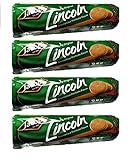 Jacob's Lincoln Scrumptious Shortcake Biscuits | Premium Classic Cookies | Made in Ireland | Pack of 4