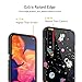 PBRO Galaxy A20 Case,Galaxy A30 Case,Galaxy A50 Case Cute Astronaut Dual Layer Soft Silicone & Hard Back Cover Heavy Duty PC+TPU Protective Shockproof Case for Samsung Galaxy A20/A30/A50-Space/Black