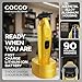 Cocco Hyper Veloce Pro Trimmer, Digital Gap Graphene Blade Edger, High-Torque Brushless BLDC Motor, Cordless, All-Metal Design, Lithium-Ion Battery, Charging Base Included, Yellow