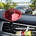 Ethbirsge Car Cymbal Air Vent Clip - Mini Drum Crash Cymbal for Dashboard, Create Rhythmic Fun on Road Trips & Traffic Jams, Easy Install Music Gadget for Drivers & Music Lovers,5.5inch-Red