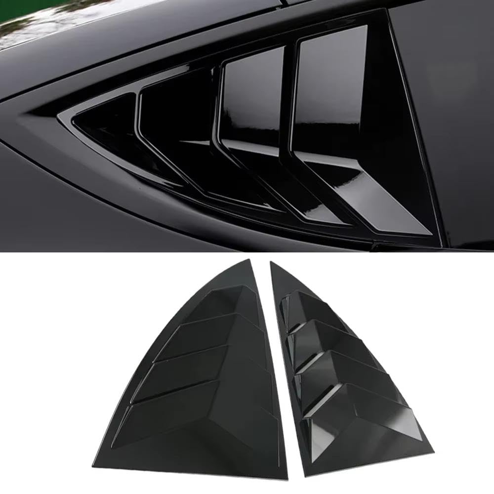 Rivestimenti Esterni Feritoia Finestra Laterale Per Tesla Model Y 2019-2023 | Design Aerodinamico, Antipolvere, Protegge La Vista(Carbon Fiber)