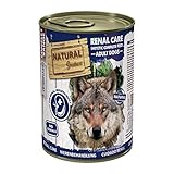 Alimento húmedo formulado para perros junior y adultos de todas las razas con problemas de insuficiencia renal crónica (IRC) que necesitan una dieta basada en una alimentación con aportes restringidos de proteínas y fósforo