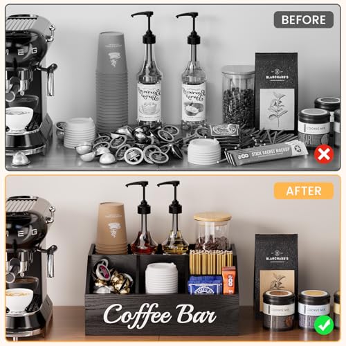 WooOrganix Coffee Station Organizer