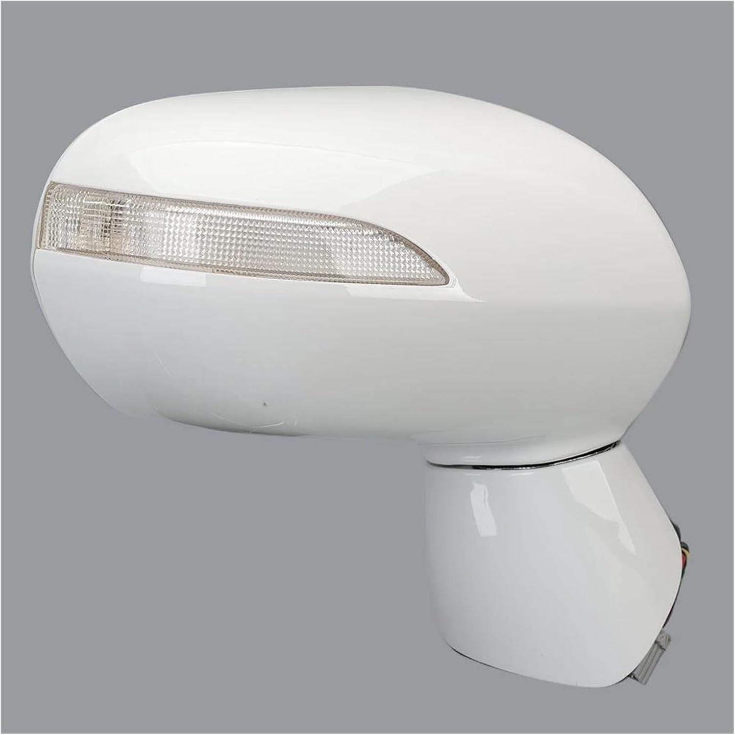 電動調整 サイドミラーバックミラー 5 ピン電気角度調整 LED ウインカーランプガラスレンズカバージャズ 2005-2008 用