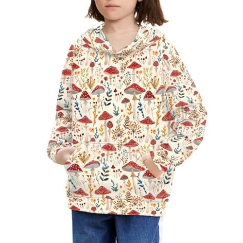 Kids Pullover Hoodies Cute Winter Long Sleeve Casual Hooded Sweatshirt With Front Pocket3