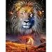 Produktbild Jkhhi Löwe Leo Muster 5d DIY Diamant Stickerei Mosaikherstellung Malerei Diamond Painting Gemälde Strass Eingefügt Kreuzstich Full Bohrer für Home Wall Decor
