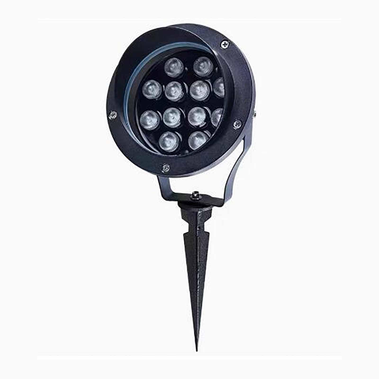 PCXEHUYP Ground LED Landscape Lights - Outdoor Buried Lights, AC 85-265V Spot Outdoor, IP65 Waterproof Lighting, Plug-in Type Garden Pathway Courtyard Floor Lamp(Blue,A-9W)