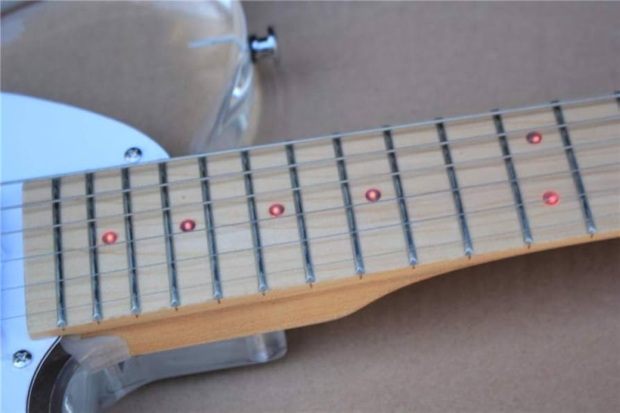 GALYDA　アクリル　透明　エレキギター　激レア　未使用に近い！ GALYDA アクリル 透明 エレキギター 激レア 未使用に近い！