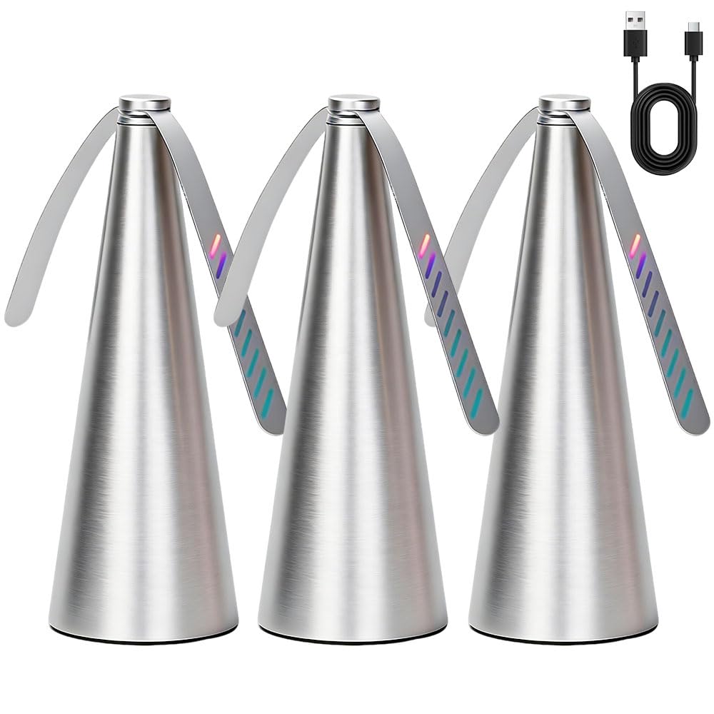 Ventilateur anti-mouches portable USB efficace Lot de 2 répulsifs de table