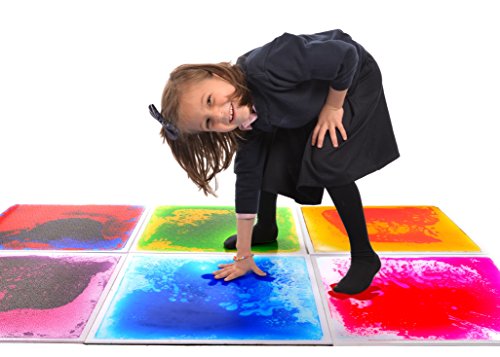 Liquid Floor Tile Six Pack 12" x 12" - by Playlearn (Mixed Color)