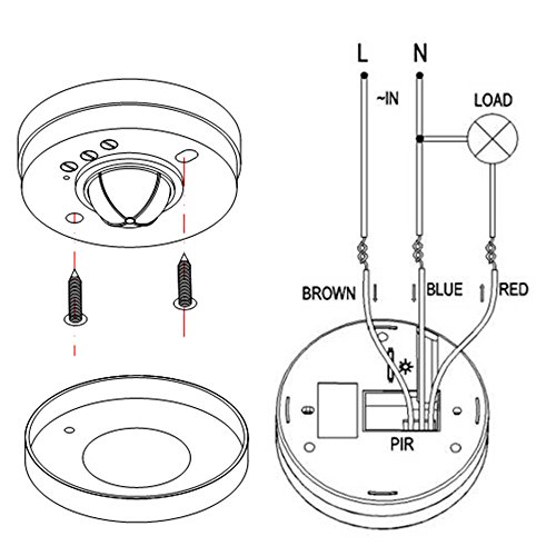 image for Sensky SK037 3-12M 360 Degree Ceiling Occupancy Sensor Motion Sensor L