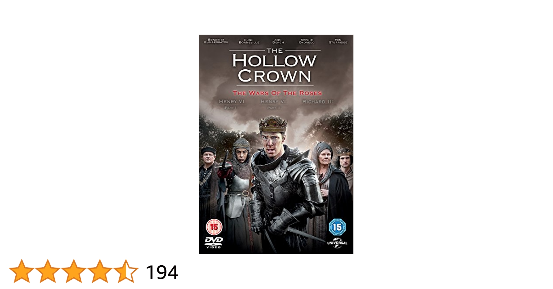 The Hollow Crown: The Wars of the Roses / ザ・ホロウ・クラウン:英国薔薇戦争 (英語のみ) [PAL-UK] [DVD][Import] Amazon.co.jp: The Hollow Crown: The Wars of the Roses / ザ