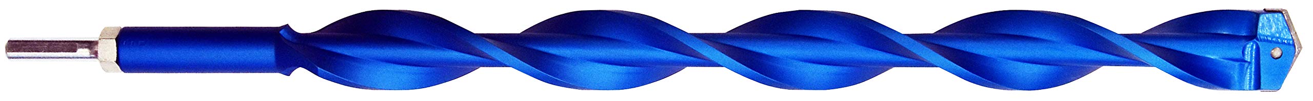 Tivoly 12001743800 Schnee- und Eisbohrer Technic, Sechskantschaft, für intensiven Gebrauch, Durchmesser 38 mm, Blau