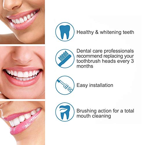 Replacement Brush Heads for Oral B Compatible Electric Toothbrush Heads, Including 4 Precision, 4 Floss, 4 Cross and 4 Whitening - 16 Variety Pack