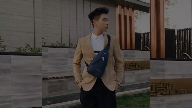 Borsa A Tracolla Uomo Regolabile In Nylon - Zaino Monospalla Multifunzione Per Sport E Viaggi - Foto 10